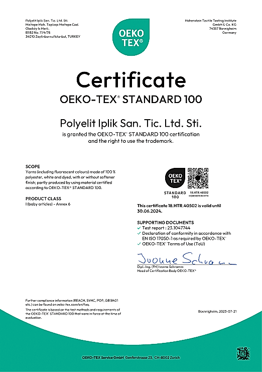 oekç-tex-sertificate